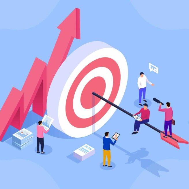 Team business goals, active employees, social media marketing Team business goals, active employees, social media marketing