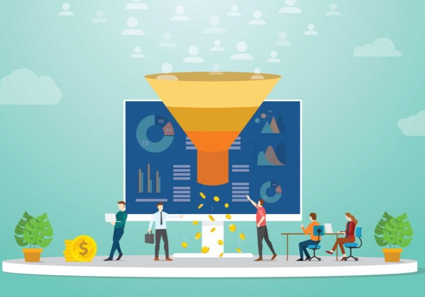 followers or users monetization team marketing strategy concept with modern flat style - vector followers or users monetization team marketing strategy concept with modern flat style - vector illustration