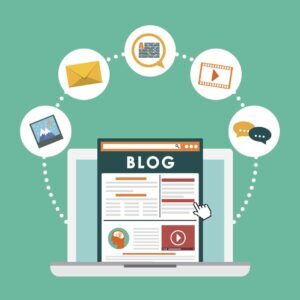 Blog, blogging and blogglers theme Blog, blogging and blogglers theme design, vector illustration graphic